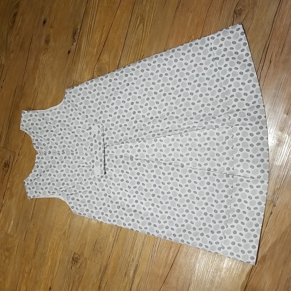 NWT Poppy Garden mini dress w/grey black circles szM - Picture 4 of 9